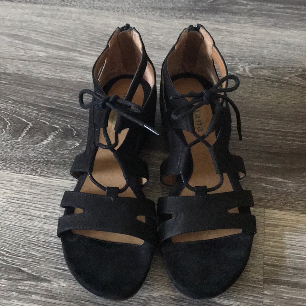 Montana strappy wedge sandal
